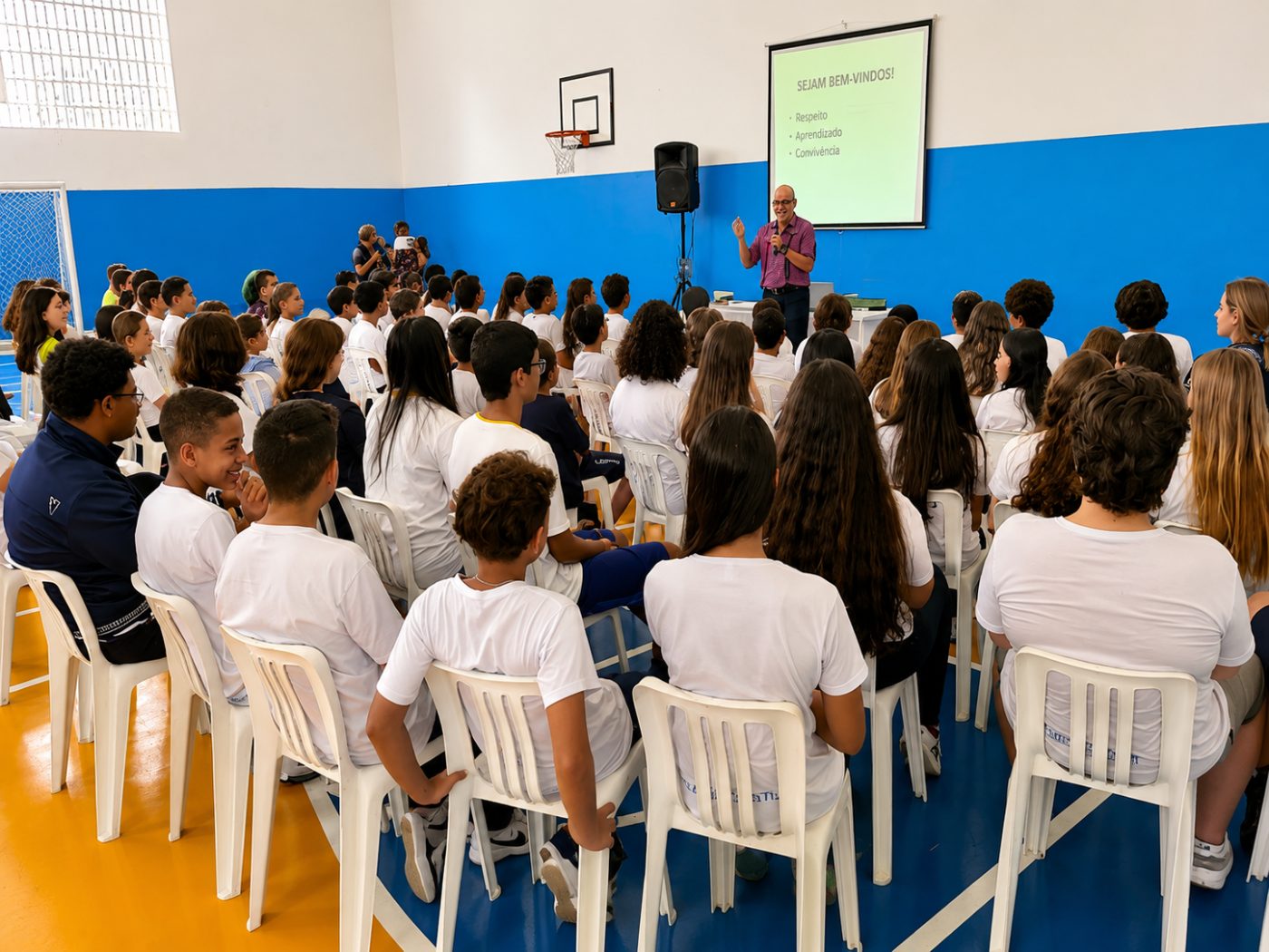 Palestra de orientação socioemocional